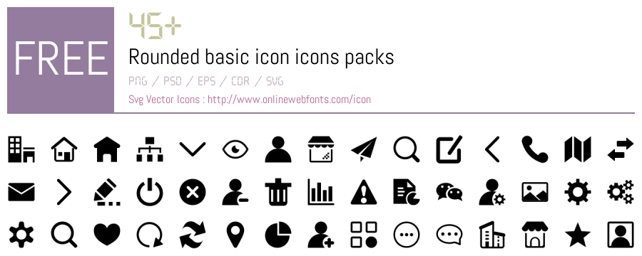 +45 Rounded basic icon Svg Animations Packs Free Downloads ...
