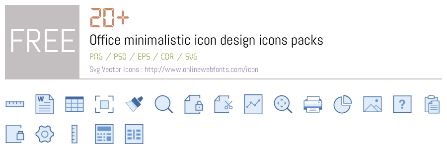 +20 Office minimalistic icon design Svg Animations Packs Free Downloads ...