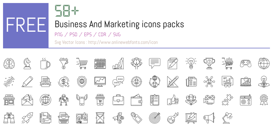 +58 Business And Marketing Svg Animations Packs Free Downloads ...