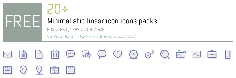 +20 Minimalistic linear icon Svg Animations Packs Free Downloads ...