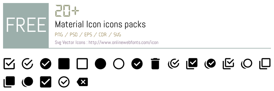 +20 Material Icon Svg Animations Packs Free Downloads - OnlineWebFonts.COM