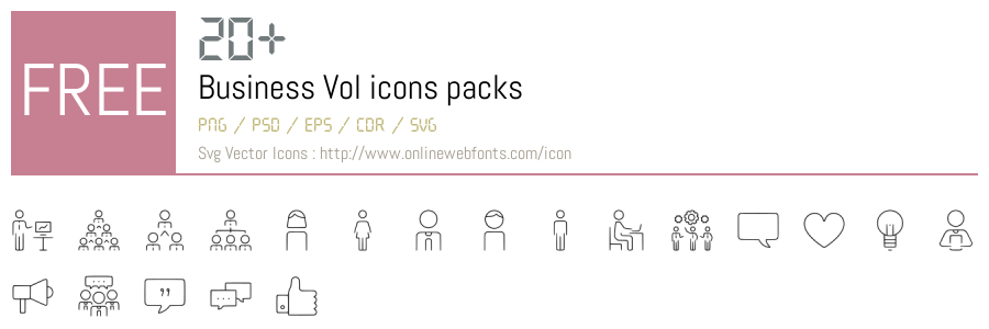 +20 Business Vol Svg Animations Packs Free Downloads - OnlineWebFonts.COM