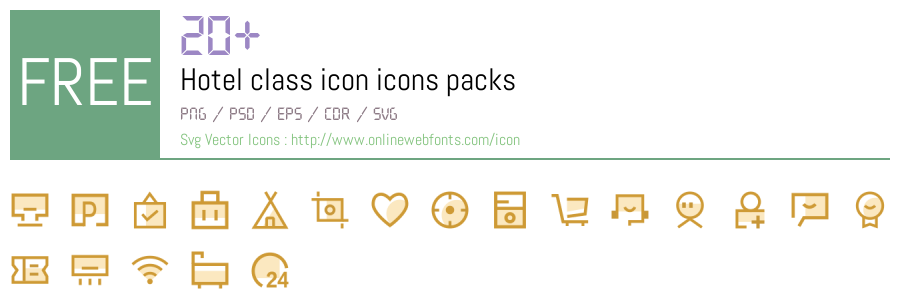 +20 Hotel class icon Svg Animations Packs Free Downloads ...