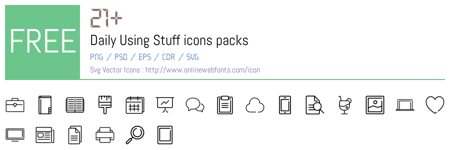 +21 Daily Using Stuff Svg Animations Packs Free Downloads ...