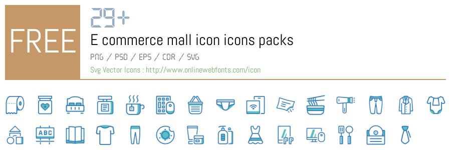+29 E commerce mall icon Svg Animations Packs Free Downloads ...