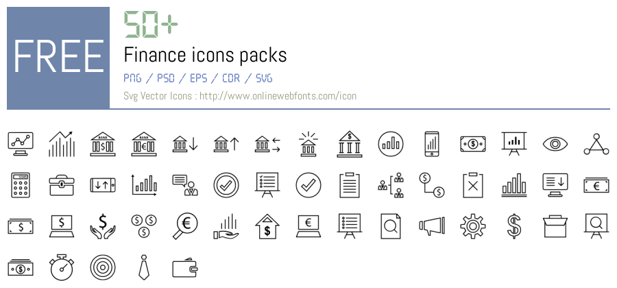 +50 Finance Svg Animations Packs Free Downloads - OnlineWebFonts.COM