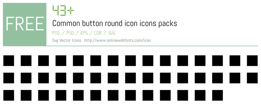 +43 Common button round icon Svg Animations Packs Free Downloads ...