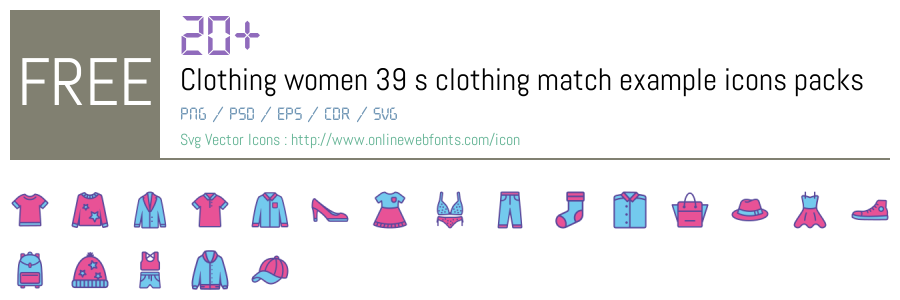 +20 Clothing women 39 s clothing match example Svg Animations Packs ...