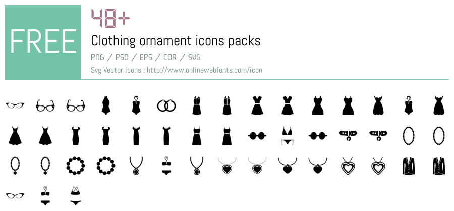 +48 Clothing ornament Svg Animations Packs Free Downloads ...