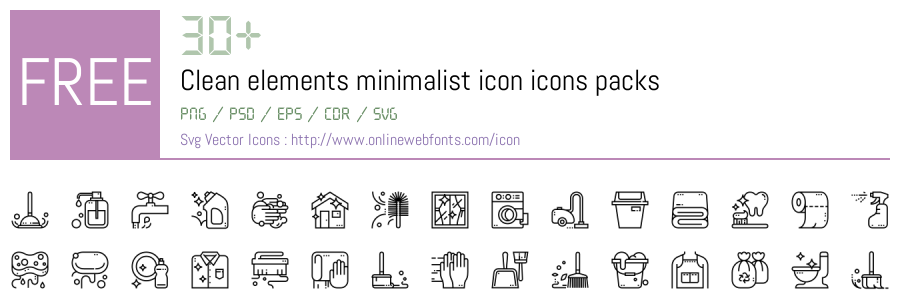 +30 Clean elements minimalist icon Svg Animations Packs Free Downloads ...