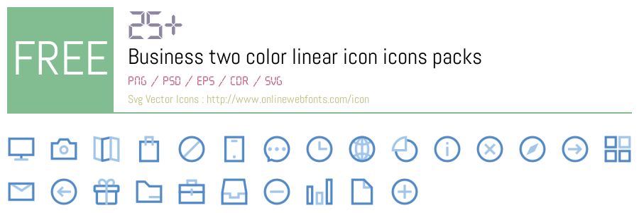 +25 Business two color linear icon Svg Animations Packs Free Downloads ...