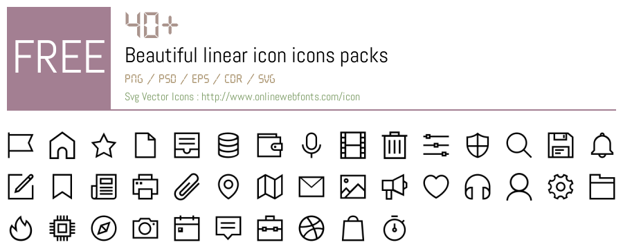+40 Beautiful linear icon Svg Animations Packs Free Downloads ...