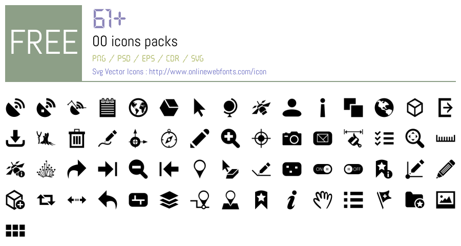 +61 00 Svg Animations Packs Free Downloads - OnlineWebFonts.COM