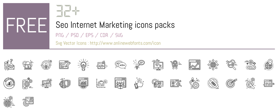 +32 Seo Internet Marketing Svg Animations Packs Free Downloads ...