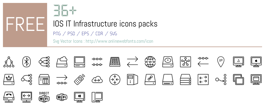 +36 IOS IT Infrastructure Svg Animations Packs Free Downloads ...