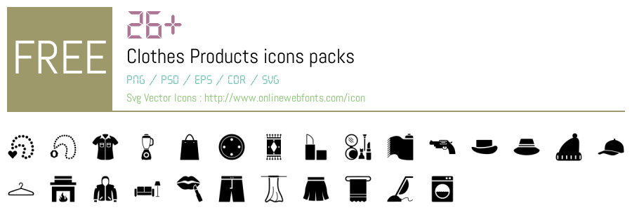 +26 Clothes Products Svg Animations Packs Free Downloads ...