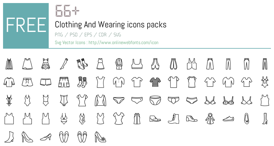 +66 Clothing And Wearing Svg Animations Packs Free Downloads ...
