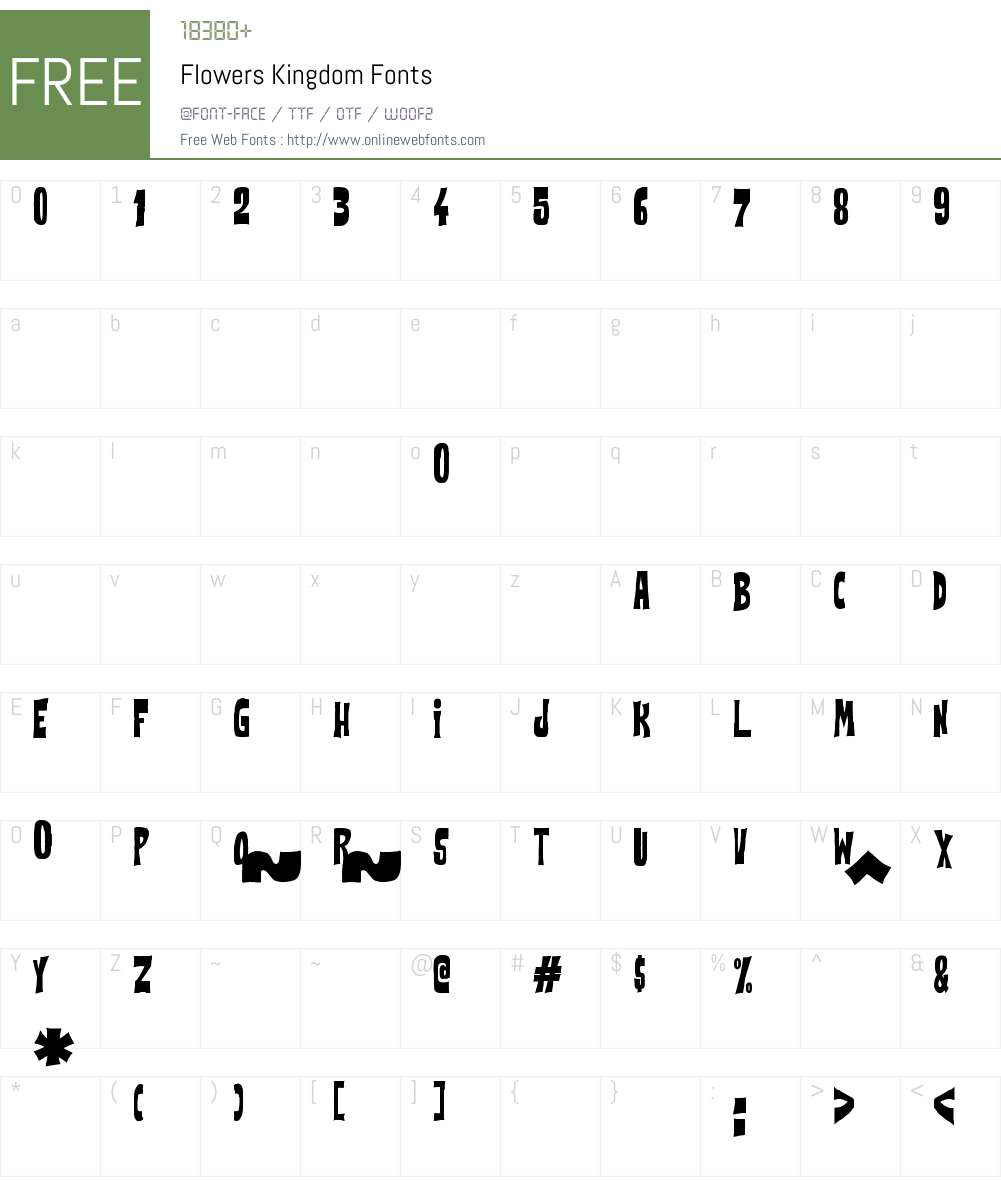 Flowers Kingdom Fonts Free Download