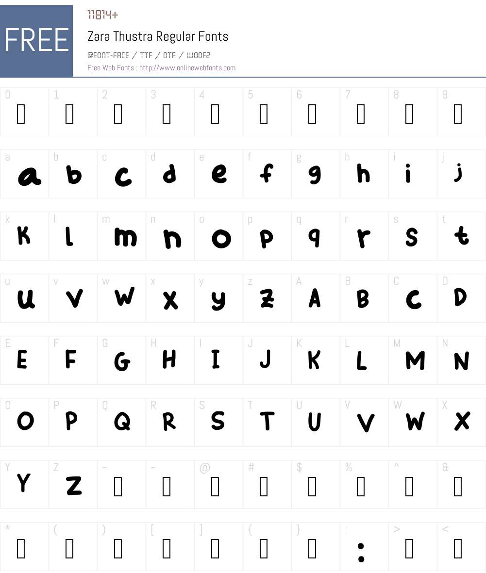 Zara Thustra Regular 001 002 Fonts Free Download OnlineWebFonts COM