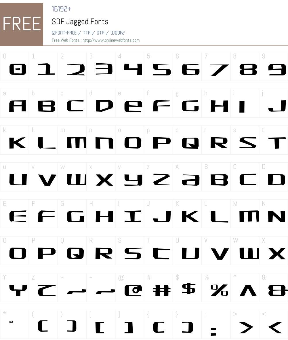 SDF Jagged Font Screenshots