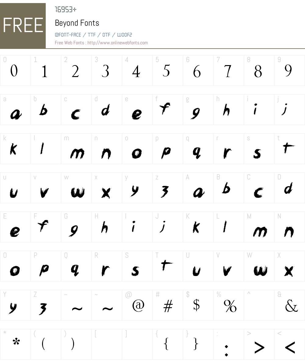Beyond Font Screenshots