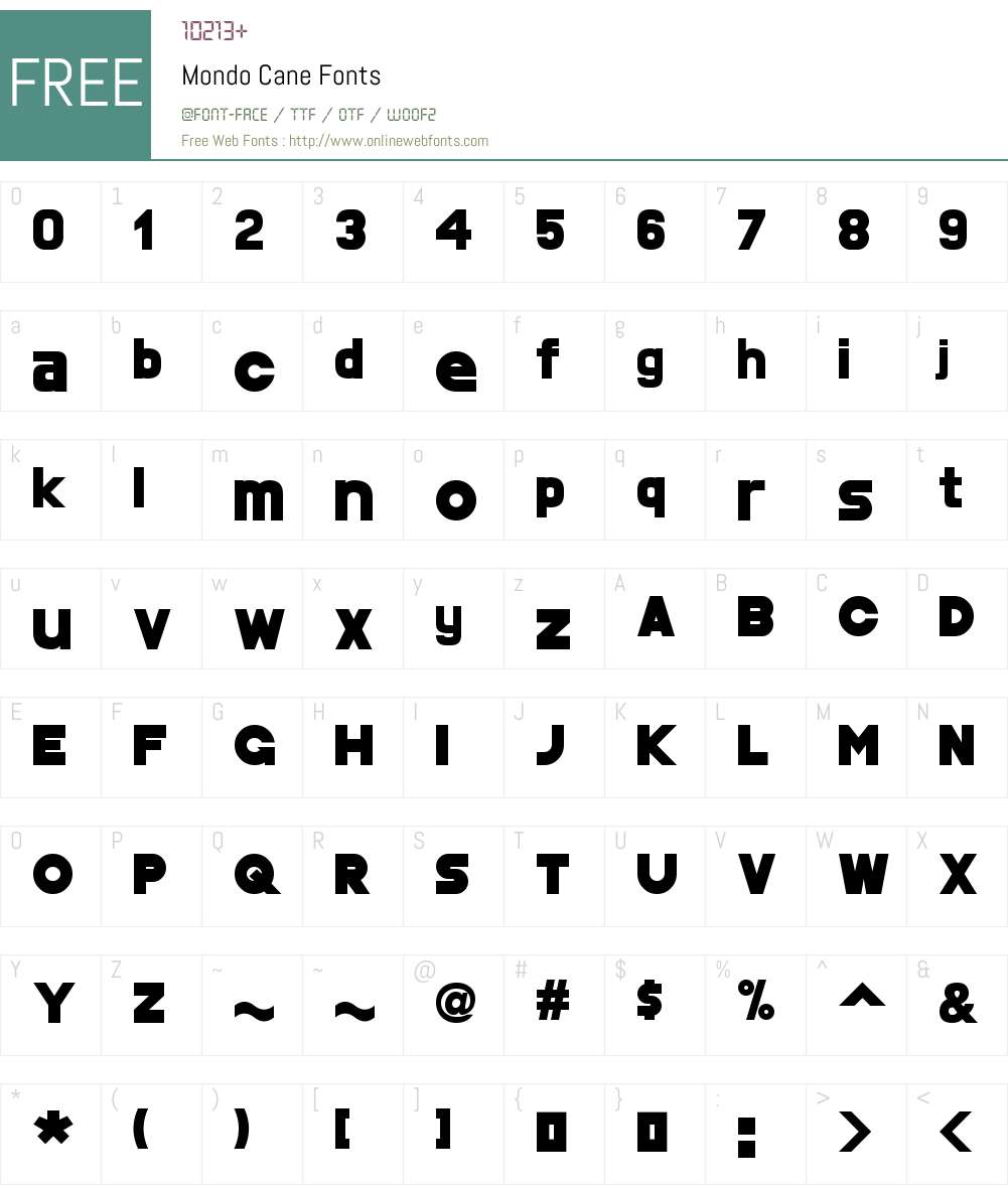 Mondo Cane Font Screenshots