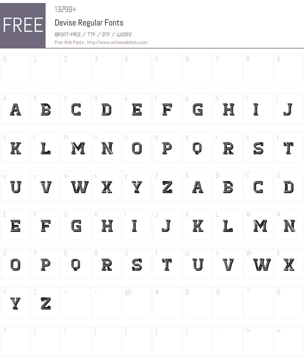 Devise 1.000 Fonts Free Download - OnlineWebFonts.COM