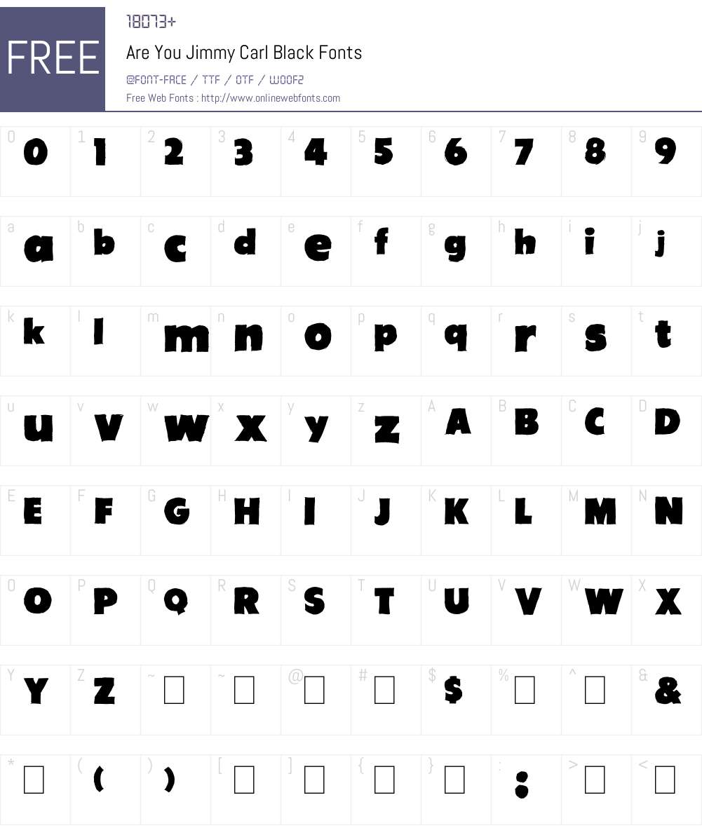 Are You Jimmy Carl Black Fonts Free Download