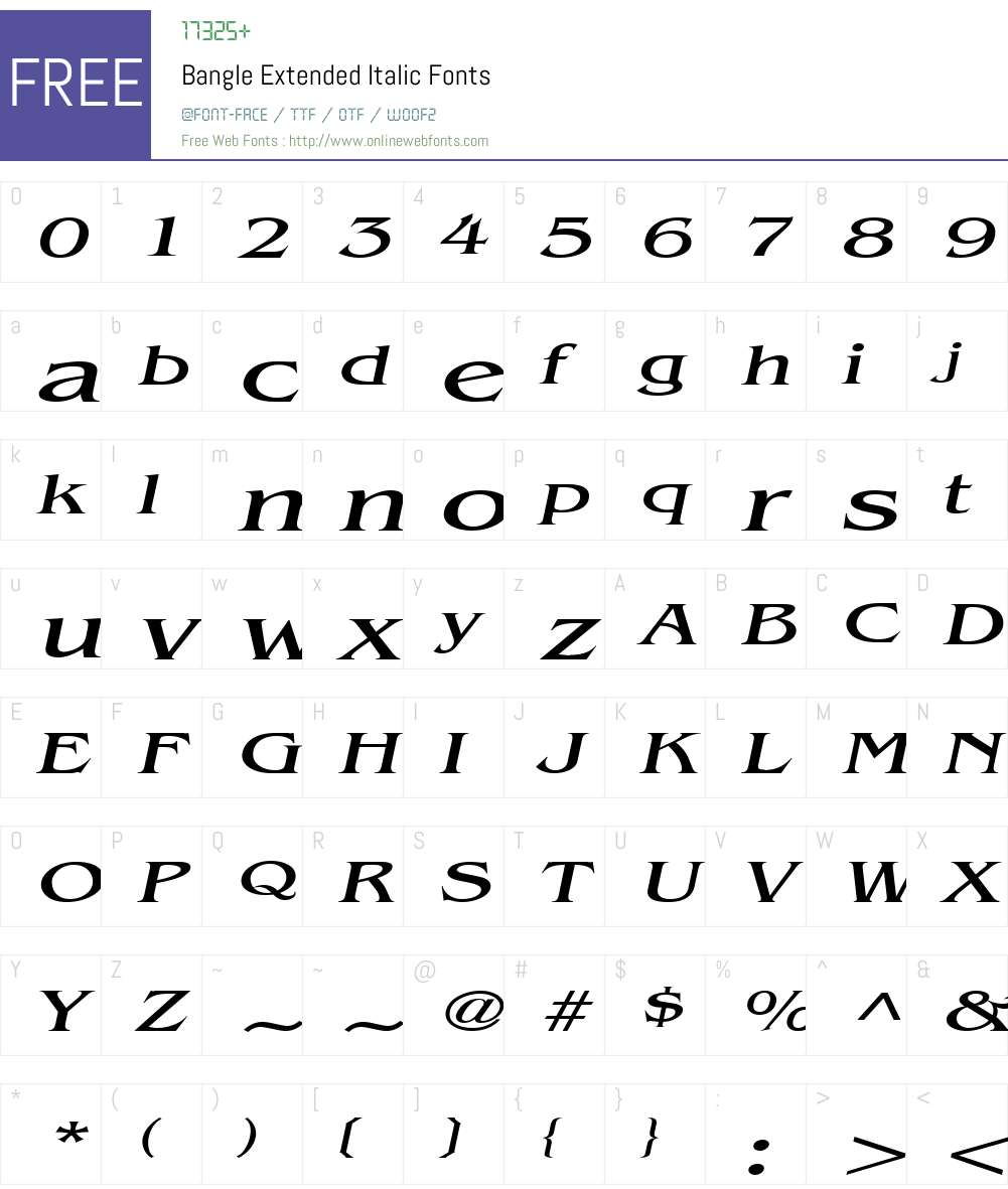 Bangle Extended Font Screenshots