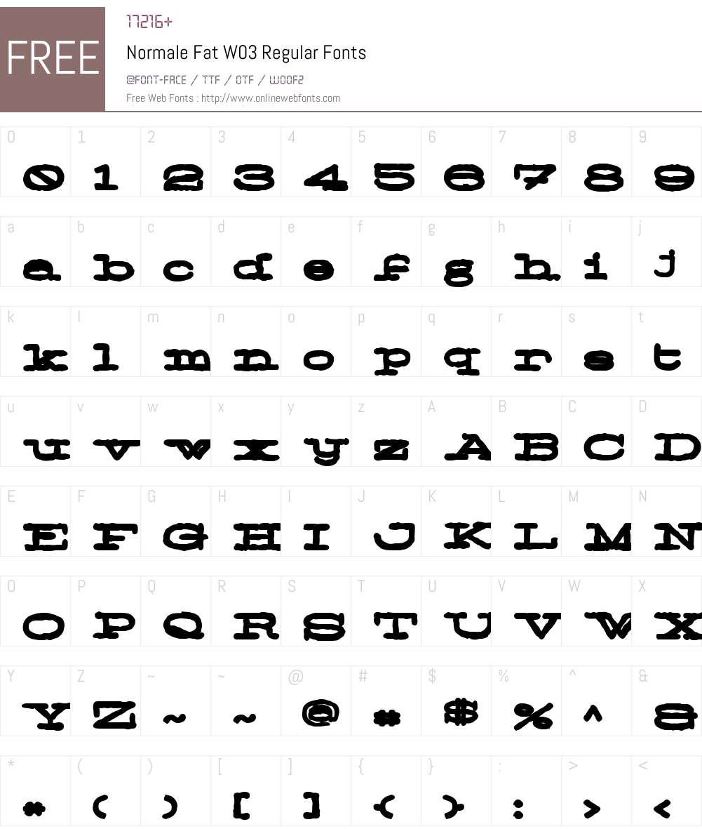 Normale Font Screenshots