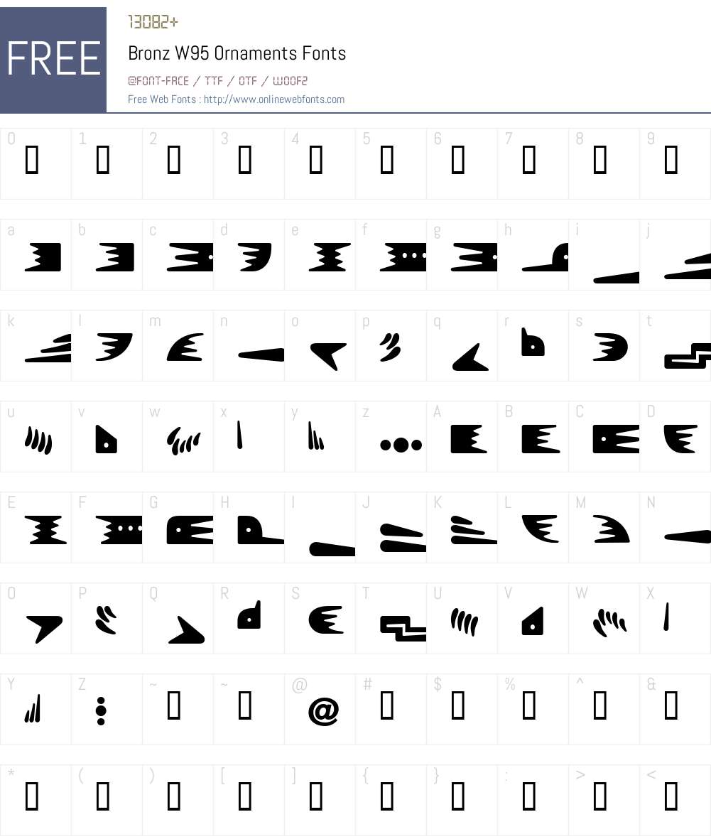 Bronz Font Screenshots
