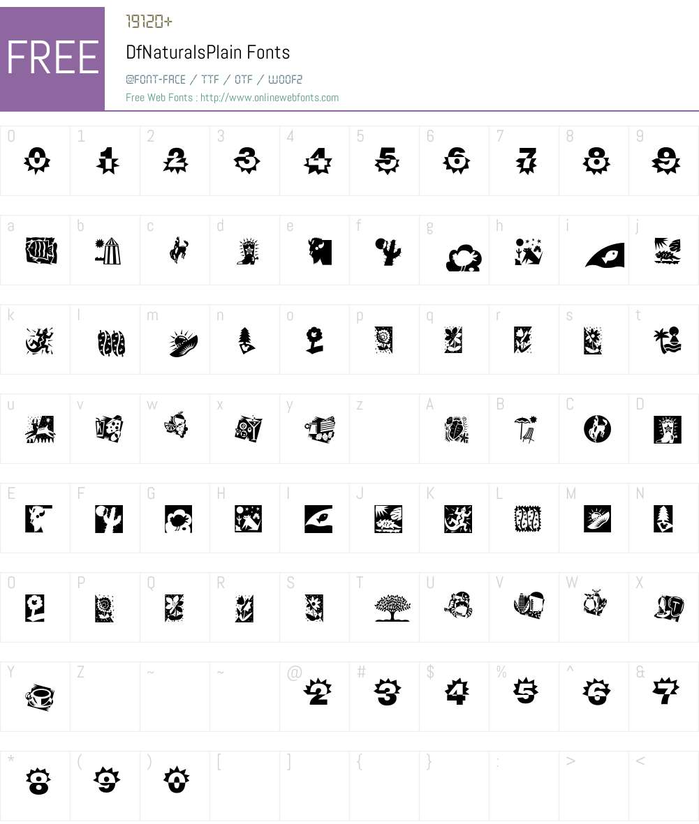 Df Font Screenshots