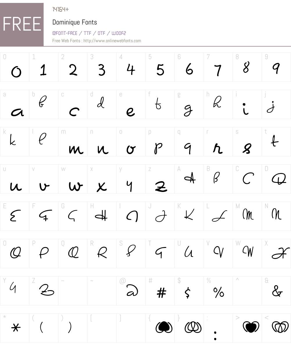 Dominique Font Screenshots