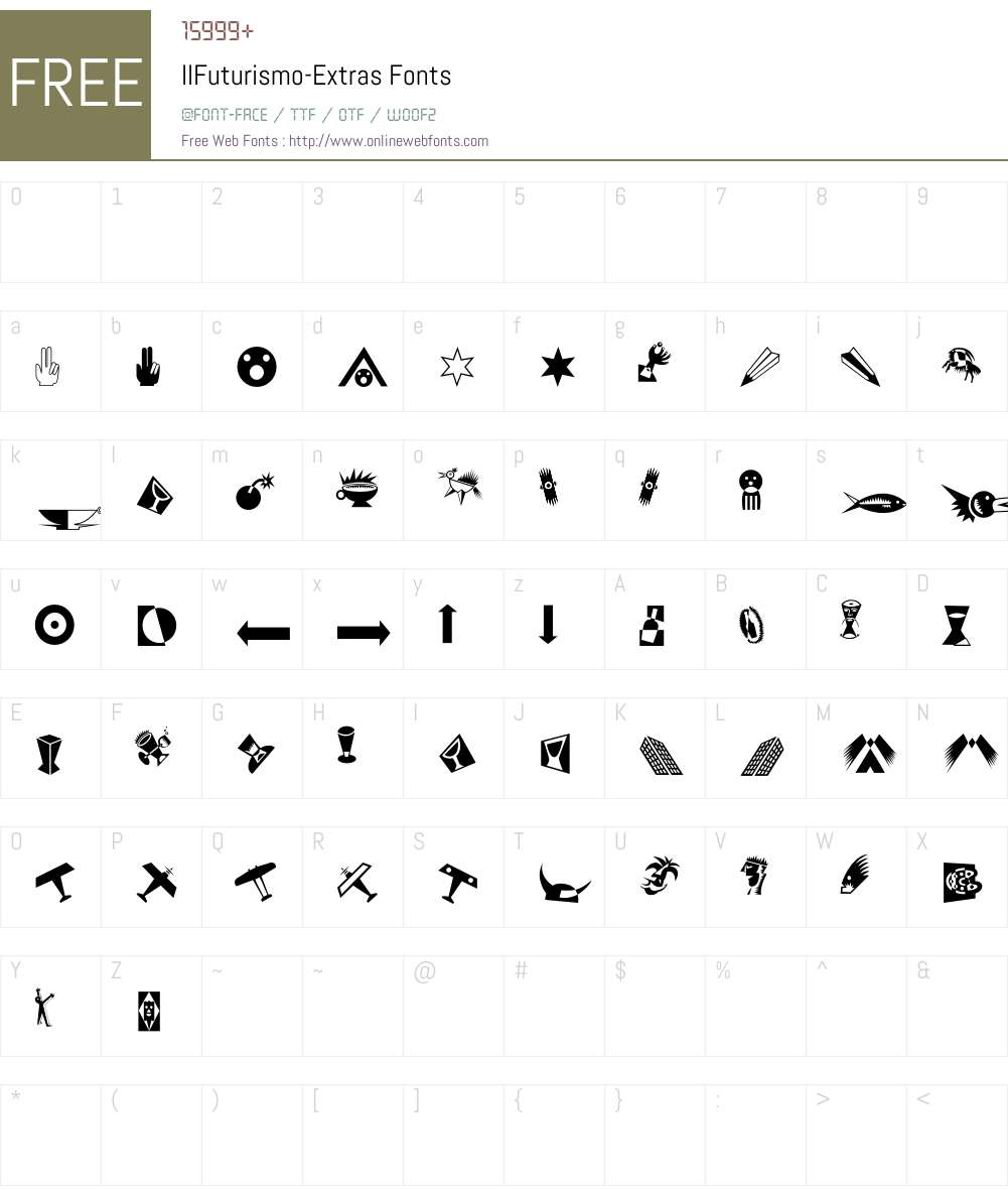 IlFuturismo Font Screenshots