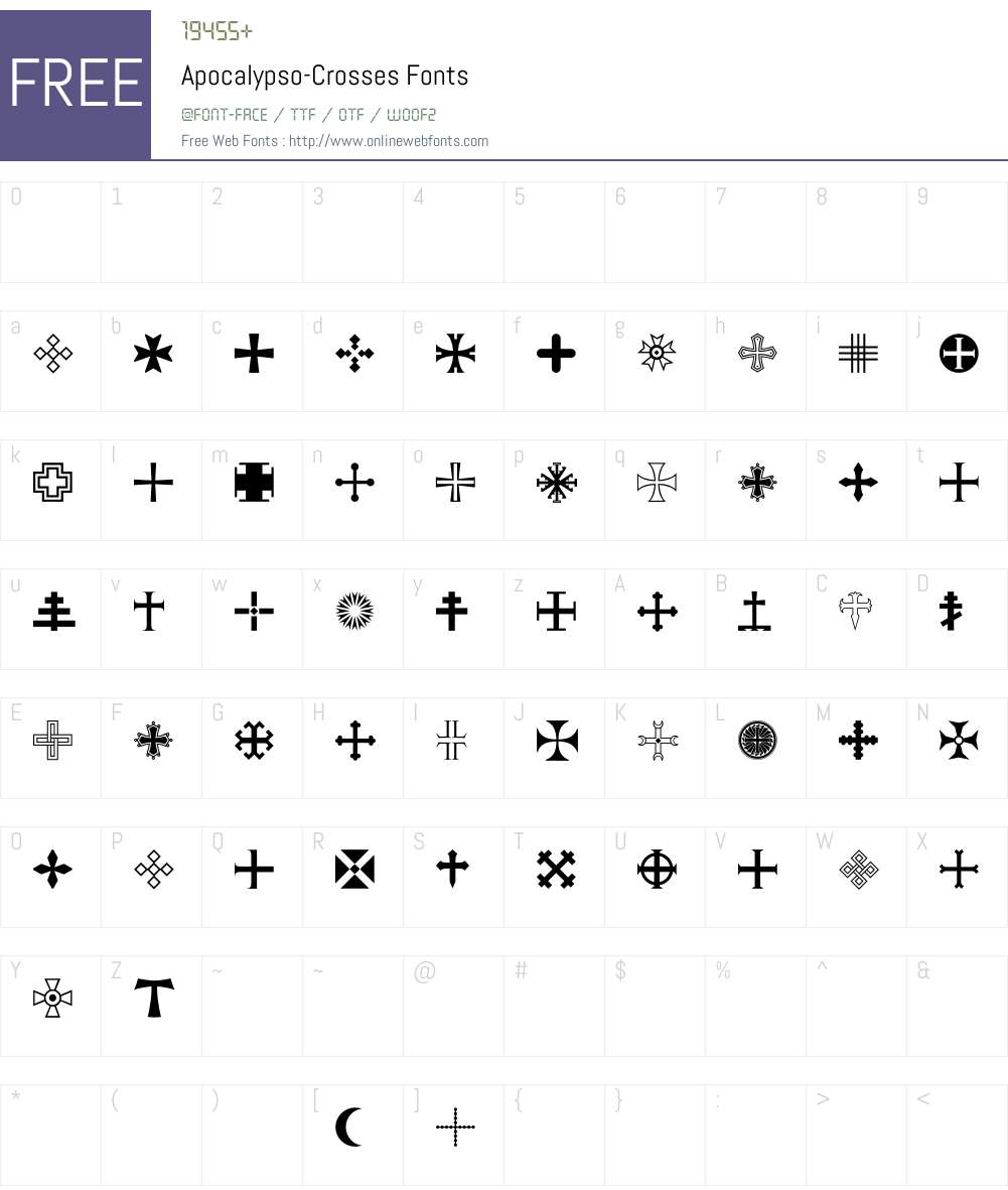 Apocalypso Font Screenshots