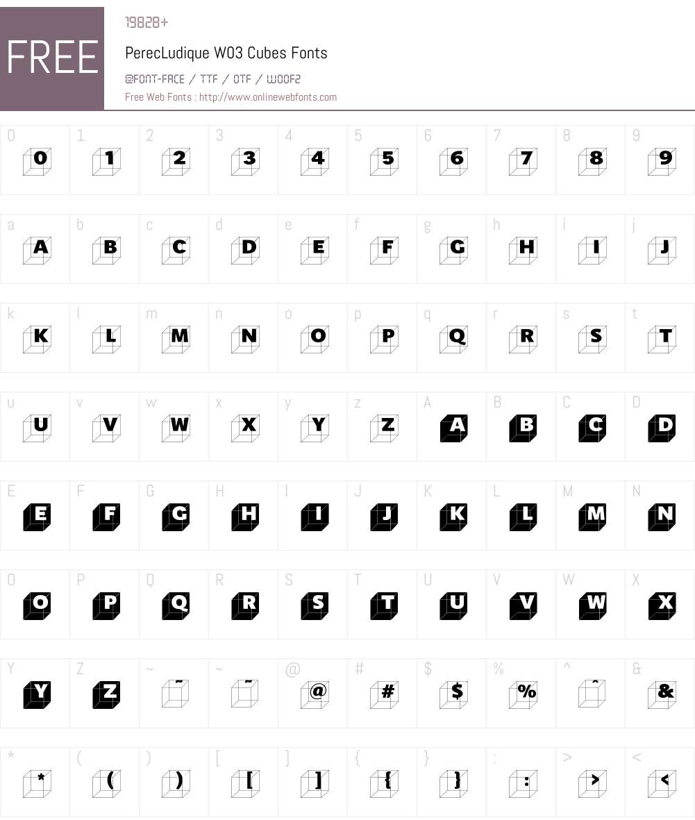 Perec Ludique Font Screenshots
