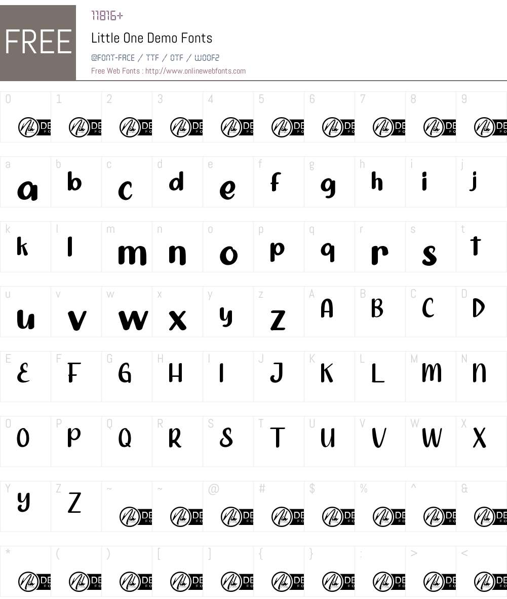 Little One Demo 1.005;Fontself Maker 3.5.4 Fonts Free Download ...