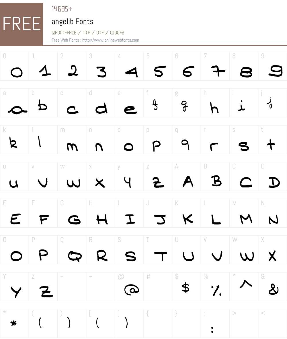 angelib Font Screenshots