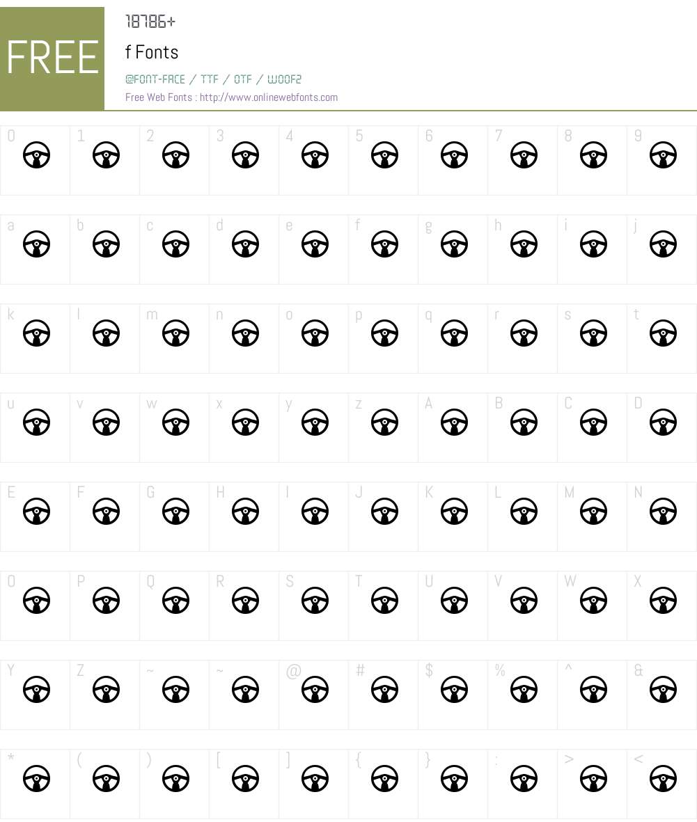 f Font Screenshots