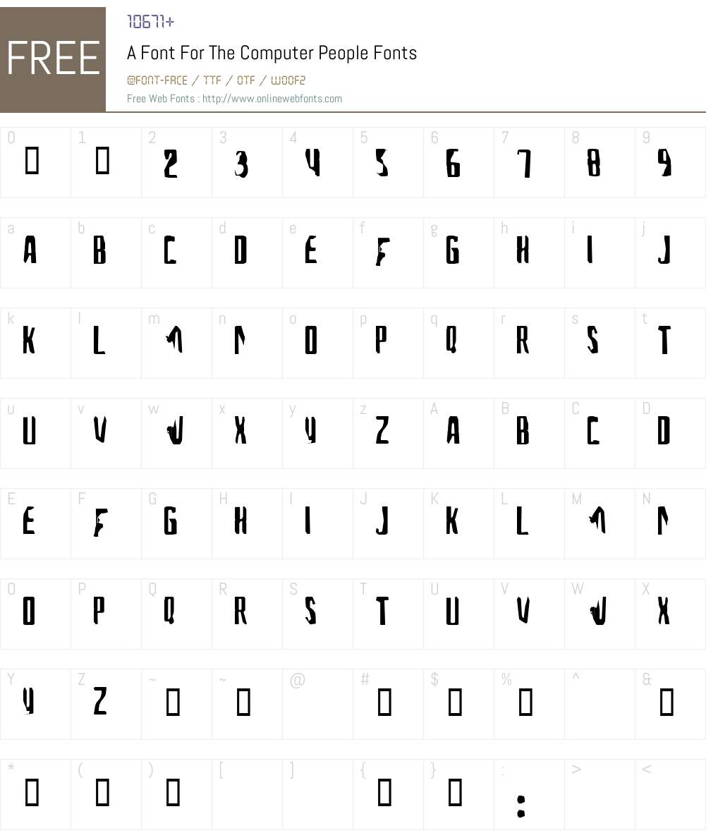 Someone Write Computer Font A Font For The Computer People os 4 Fonts Free Download ...