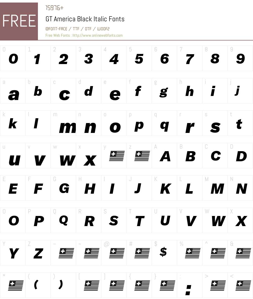 GT America Black Font Screenshots