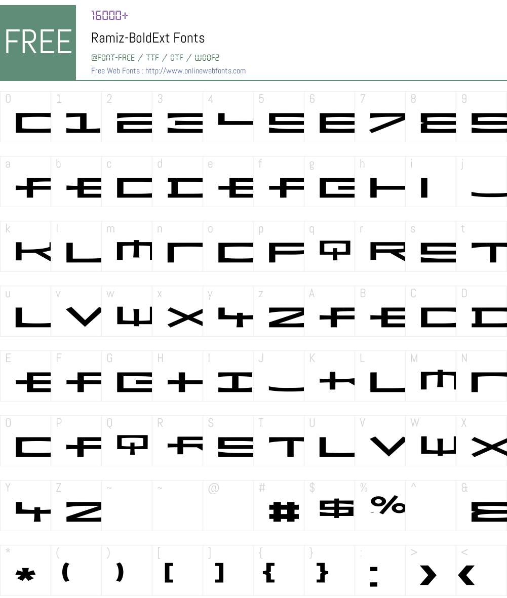 Ramiz Font Screenshots