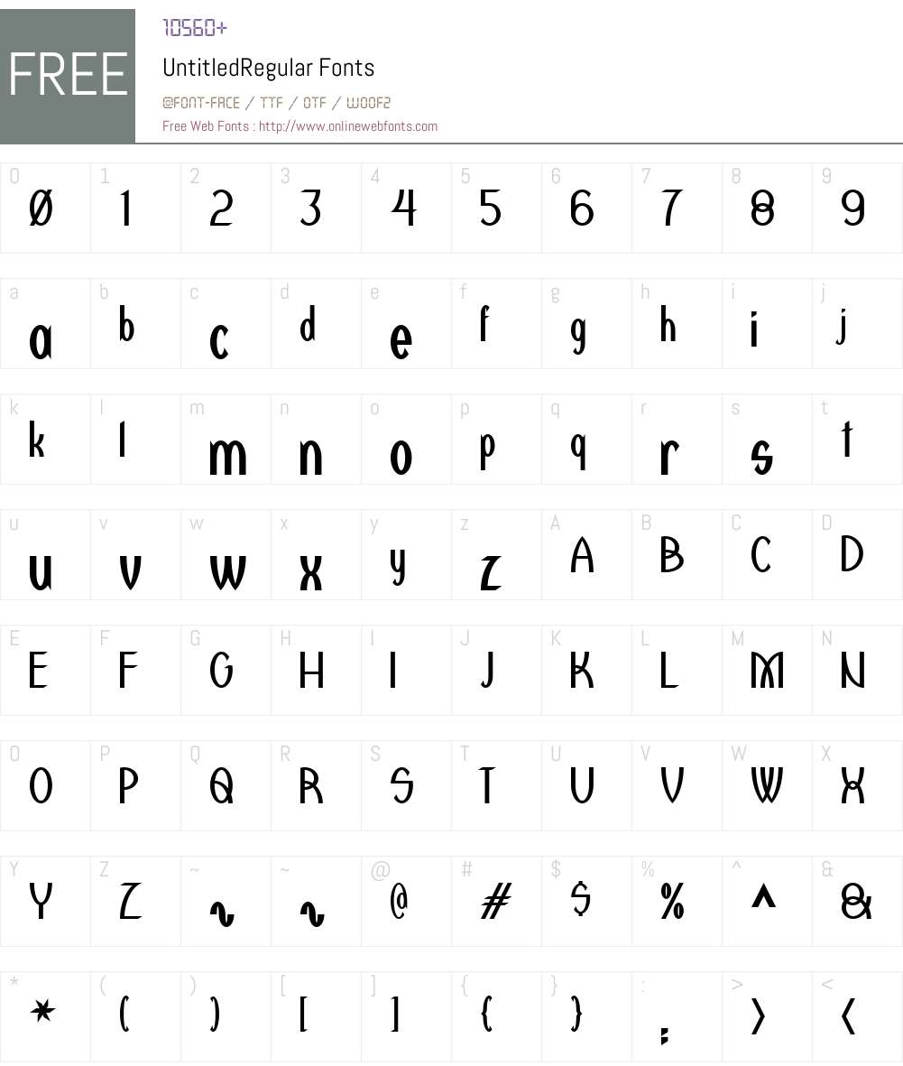 Redcat Font Screenshots