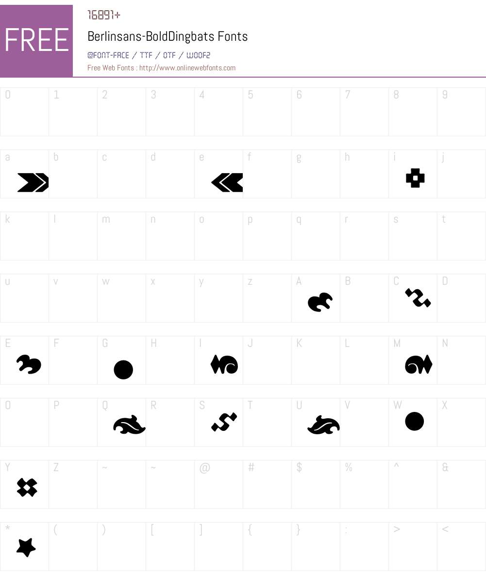Berlinsans Font Screenshots