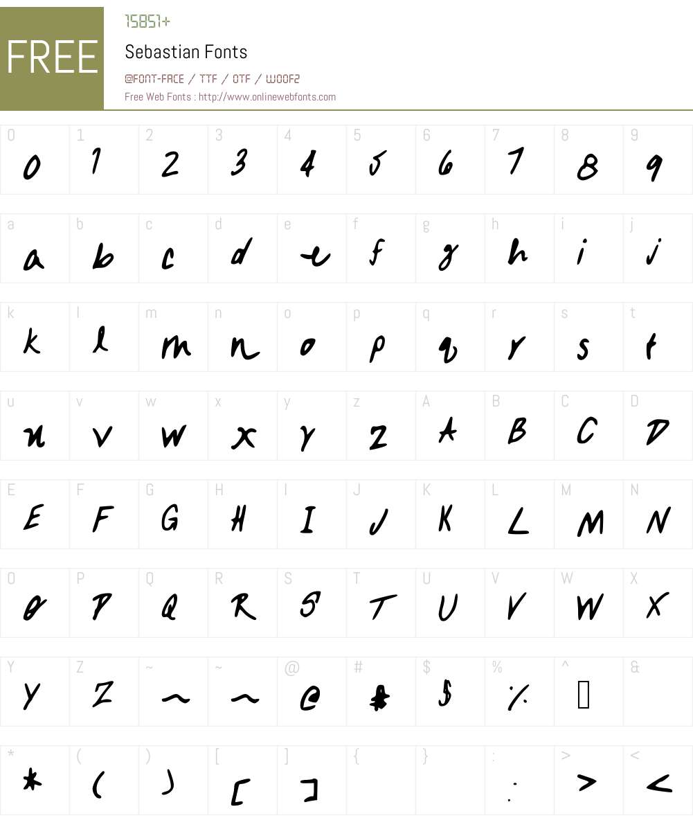 Sebastian Font Screenshots