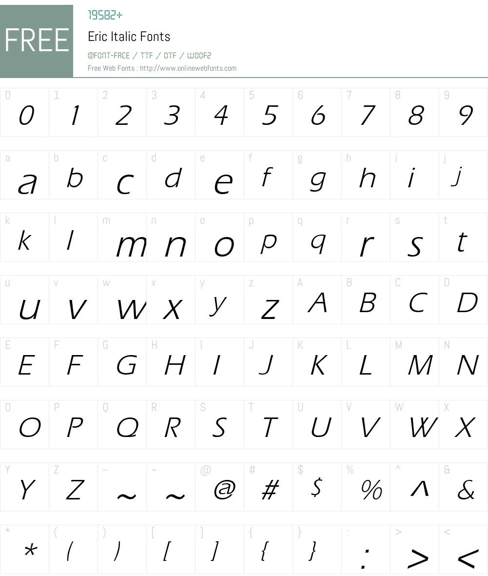 Eric Font Screenshots