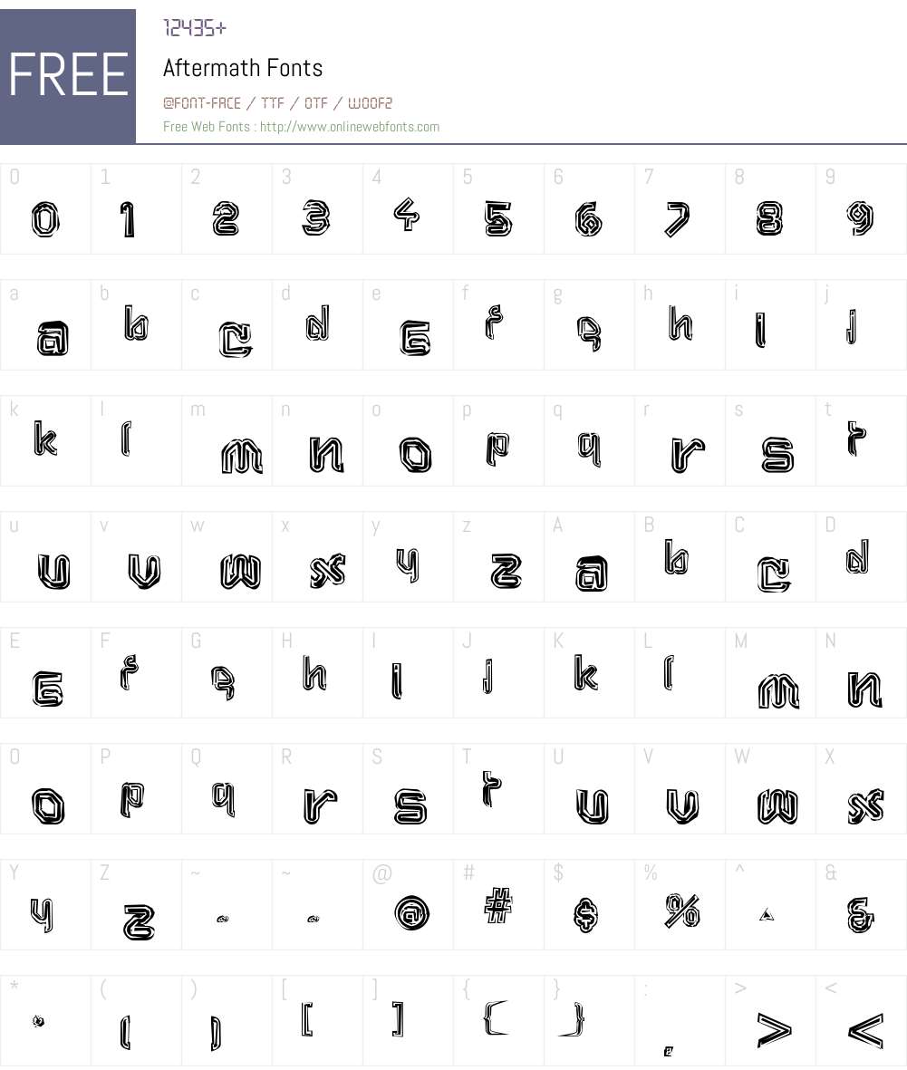 Aftermath V2 mutated 1997 Fonts Free Download - OnlineWebFonts.COM