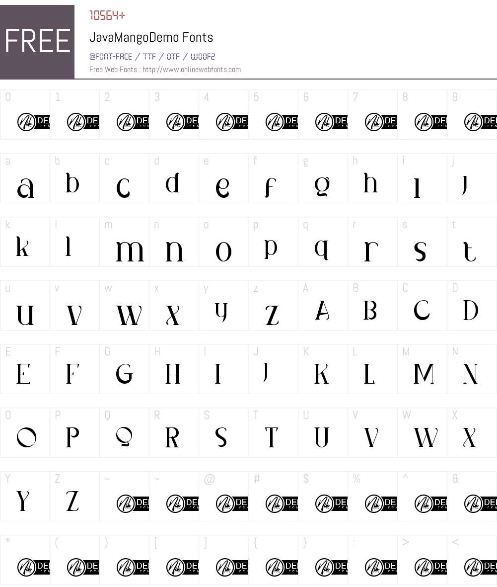 JavaMangoDemo 1.001;Fontself Maker 3.5.7 Fonts Free Download ...