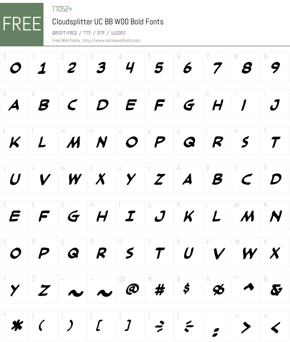 candara web font