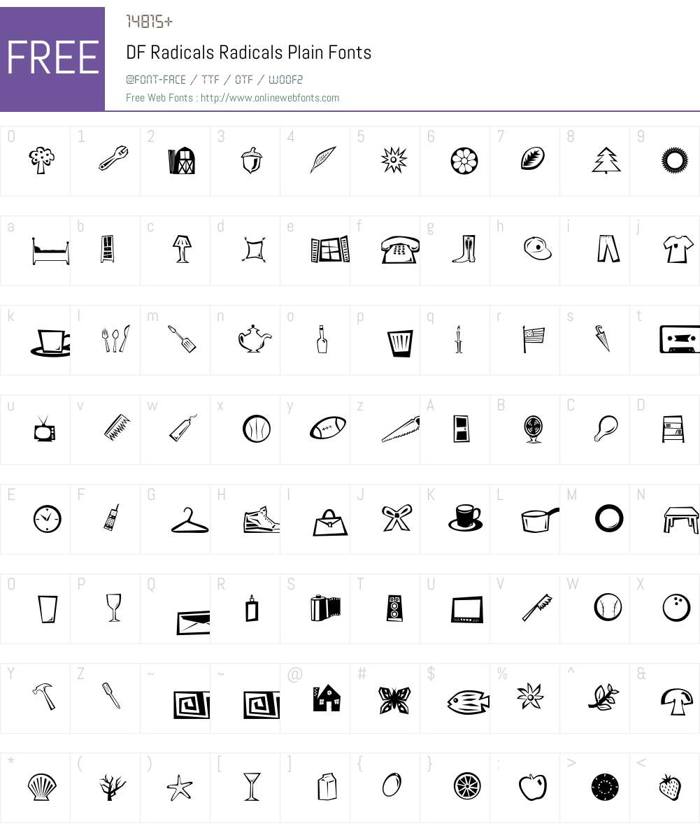 Df Font Screenshots
